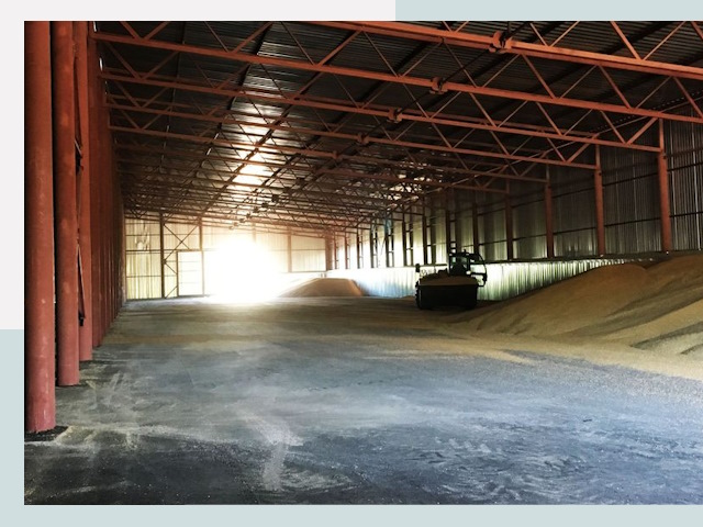 Строительство зернохранилищ в Южноуральске