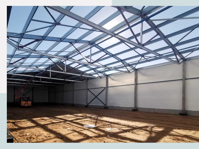 Строительство сенохранилищ в Южноуральске