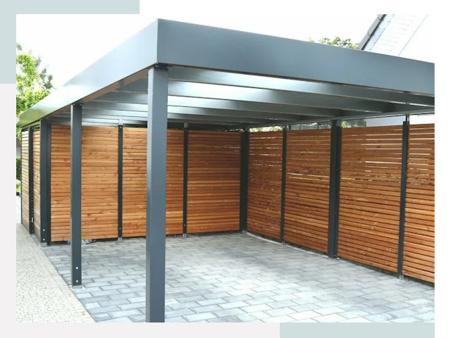 Навесы для парковки в Южноуральске