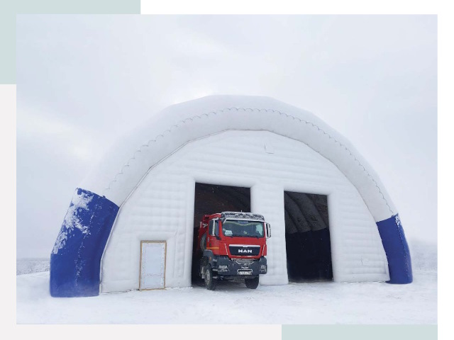 Мобильные ангары в Южноуральске