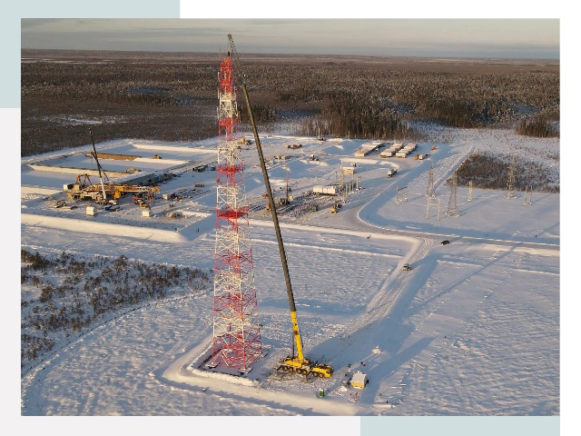 Мачты связи в Южноуральске