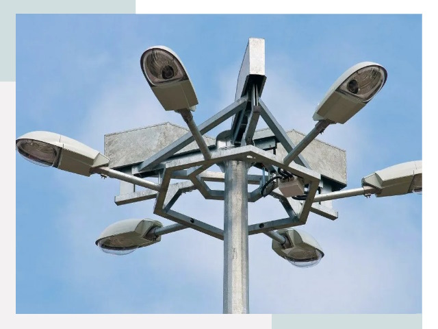 Монтаж осветительных мачт в Южноуральске