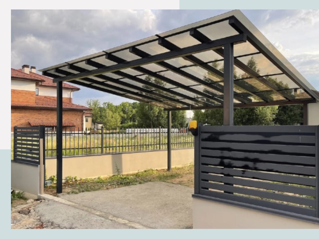 Металлические навесы в Южноуральск от 656 руб. за м²