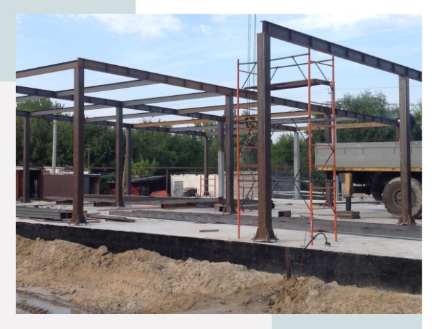 Фундамент для ангаров в Южноуральске