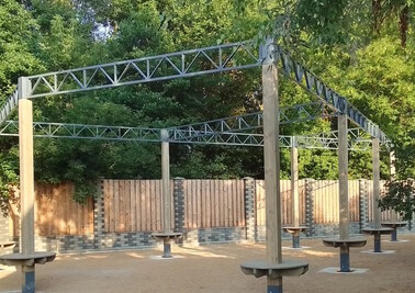 Терраса из металлоконструкций под ключ, проектирование, изготовление и монтаж от СтальСтрой-Жрк